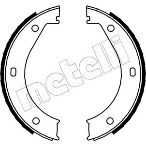 Слика на Комплет сопирачки гуртни, рачна сопирачка METELLI 53-0013