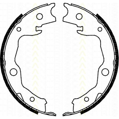 Слика на комплет сопирачки гуртни, рачна сопирачка TRISCAN 8100 13042 за Toyota RAV4 2.0 VVT-i 4WD - 152 коњи бензин