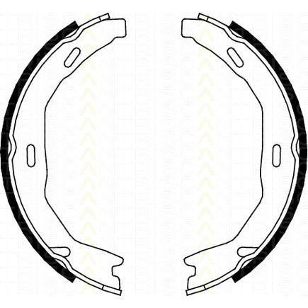 Слика на комплет сопирачки гуртни, рачна сопирачка TRISCAN 8100 23029 за Mercedes C-class Saloon (w204) C 63 AMG (204.077) - 487 коњи бензин