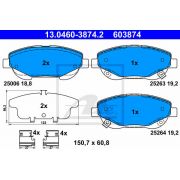 Слика 1 $на Комплет феродо, дискови кочници ATE 13.0460-3874.2