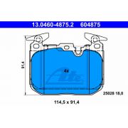 Слика 1 на комплет феродо, дискови кочници ATE 13.0460-4875.2