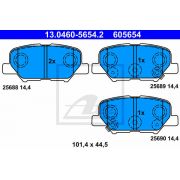 Слика 1 на комплет феродо, дискови кочници ATE 13.0460-5654.2