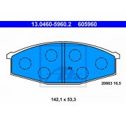 Слика 1 на комплет феродо, дискови кочници ATE 13.0460-5960.2