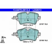 Слика 1 на комплет феродо, дискови кочници ATE Ceramic 13.0470-2613.2