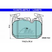 Слика 1 на комплет феродо, дискови кочници ATE Ceramic 13.0470-4875.2