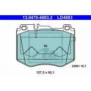 Слика 1 $на Комплет феродо, дискови кочници ATE Ceramic 13.0470-4883.2