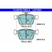 Слика 1 на комплет феродо, дискови кочници ATE Ceramic 13.0470-7293.2