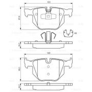 Слика 7 на комплет феродо, дискови кочници BOSCH 0 986 494 540