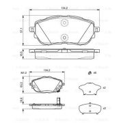 Слика 1 $на Комплет феродо, дискови кочници BOSCH 0 986 494 676