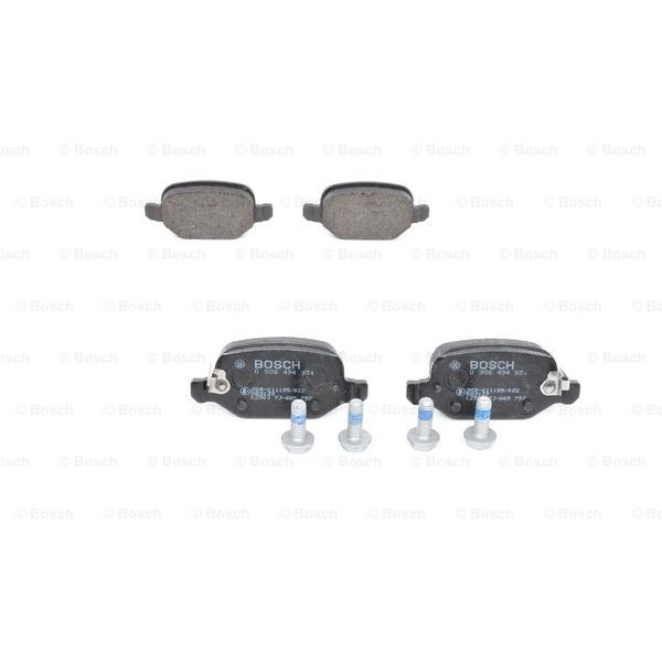 Слика на комплет феродо, дискови кочници BOSCH 0 986 494 934 за Fiat 500L 1.3 D Multijet - 95 коњи дизел