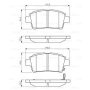 Слика 1 $на Комплет феродо, дискови кочници BOSCH 0 986 495 242