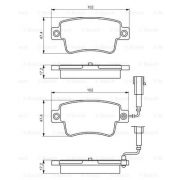 Слика 1 на комплет феродо, дискови кочници BOSCH 0 986 495 355