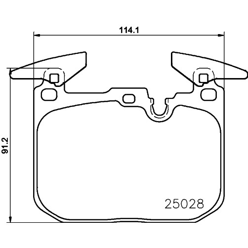 Слика на комплет феродо, дискови кочници BREMBO P 06 096 за BMW 3 Gran Turismo F34 325 d - 211 коњи дизел