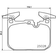 Слика 1 на комплет феродо, дискови кочници BREMBO P 06 096