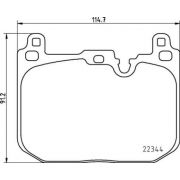 Слика 1 на комплет феродо, дискови кочници BREMBO P 06 097