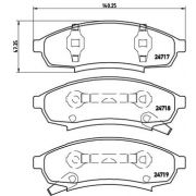 Слика 1 $на Комплет феродо, дискови кочници BREMBO P 07 003