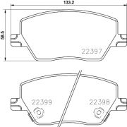 Слика 1 $на Комплет феродо, дискови кочници BREMBO P 23 170