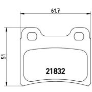 Слика 1 на комплет феродо, дискови кочници BREMBO P 24 030