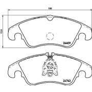 Слика 1 $на Комплет феродо, дискови кочници BREMBO P 24 161