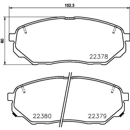 Слика на Комплет феродо, дискови кочници BREMBO P 30 086