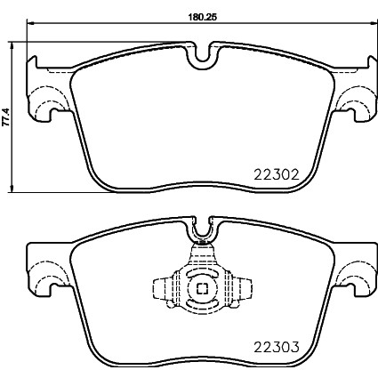 Слика на Комплет феродо, дискови кочници BREMBO P 36 031