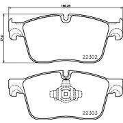 Слика 1 на комплет феродо, дискови кочници BREMBO P 36 031