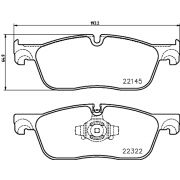 Слика 1 на комплет феродо, дискови кочници BREMBO P 36 035