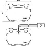 Слика 1 $на Комплет феродо, дискови кочници BREMBO P 44 004