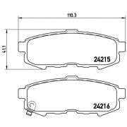 Слика 1 $на Комплет феродо, дискови кочници BREMBO P 49 042