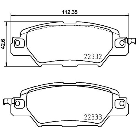 Слика на комплет феродо, дискови кочници BREMBO P 49 053 за Mazda CX-5 (KF) 2.0 - 165 коњи бензин