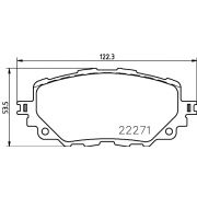 Слика 1 на комплет феродо, дискови кочници BREMBO P 49 054