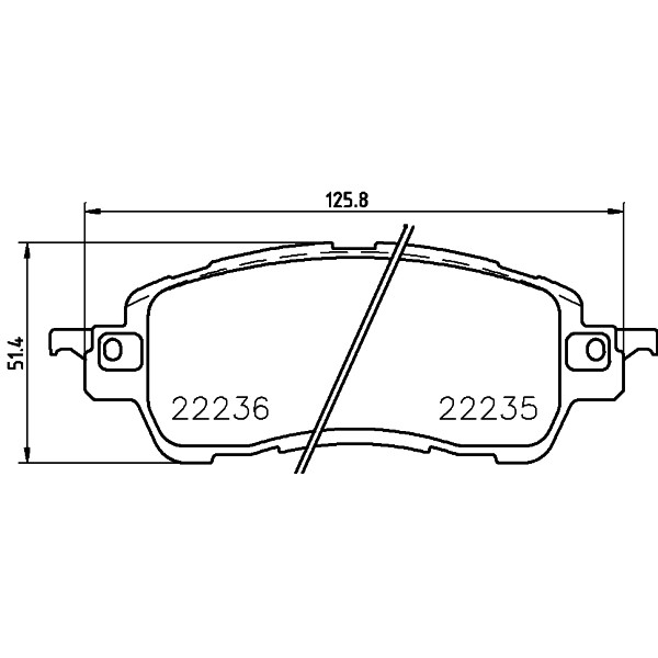 Слика на Комплет феродо, дискови кочници BREMBO P 49 055