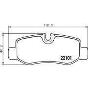 Слика 1 $на Комплет феродо, дискови кочници BREMBO P 50 126