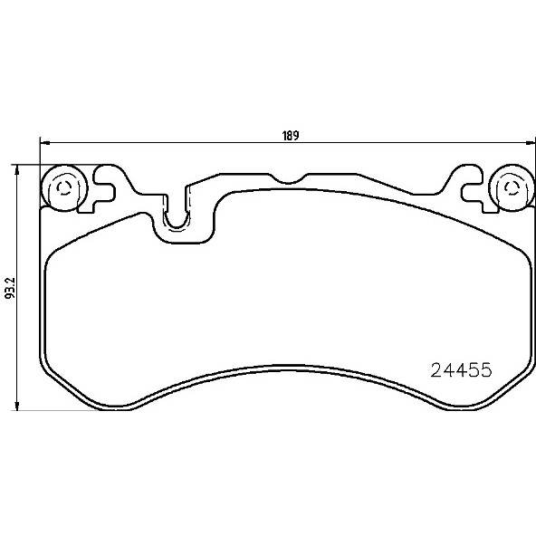 Слика на комплет феродо, дискови кочници BREMBO P 50 127 за Audi A6 Avant (4F5, C6) RS6 quattro - 580 коњи бензин