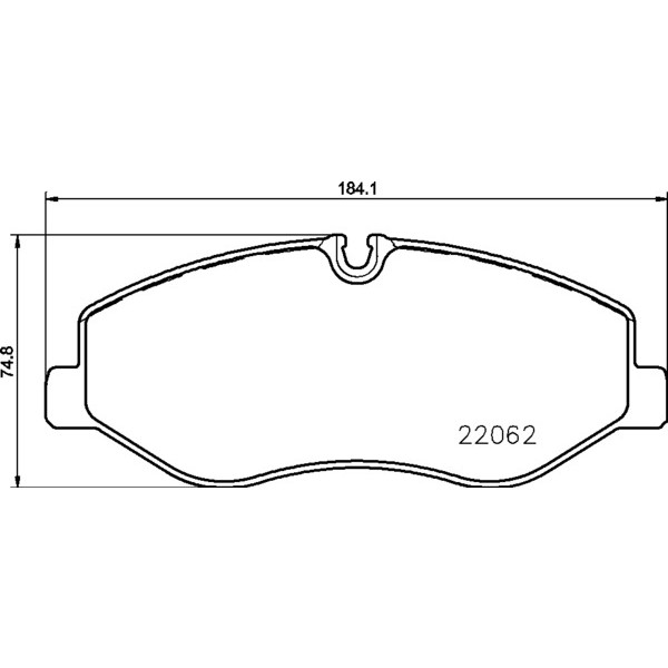 Слика на комплет феродо, дискови кочници BREMBO P 50 129 за Mercedes Vito Tourer (w447) 119 BlueTEC (447.701, 447.703, 447.705) - 190 коњи дизел