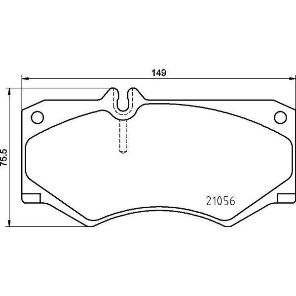 Слика на комплет феродо, дискови кочници BREMBO P 50 134 за Mercedes G-class (w461) G 300 CDI - 184 коњи дизел