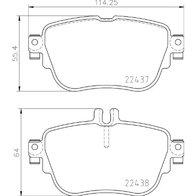 Слика на Комплет феродо, дискови кочници BREMBO P 50 136