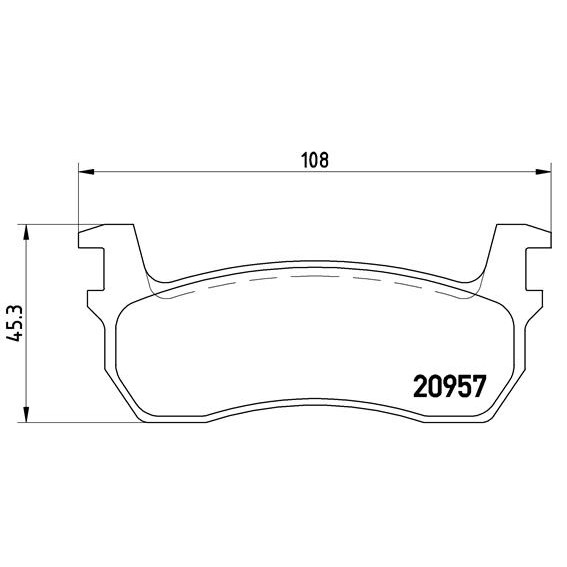 Слика на Комплет феродо, дискови кочници BREMBO P 56 013