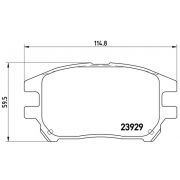 Слика 1 $на Комплет феродо, дискови кочници BREMBO P 56 050