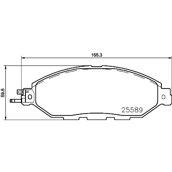 Слика на комплет феродо, дискови кочници BREMBO P 56 103 за Infiniti QX60 3.5 AWD - 265 коњи бензин