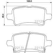 Слика 1 на комплет феродо, дискови кочници BREMBO P 59 090