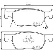 Слика 1 $на Комплет феродо, дискови кочници BREMBO P 59 092