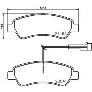 Слика 1 на комплет феродо, дискови кочници BREMBO P 61 125