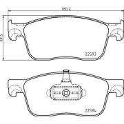 Слика 1 на комплет феродо, дискови кочници BREMBO P 61 134