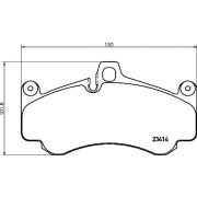 Слика 1 $на Комплет феродо, дискови кочници BREMBO P 65 032