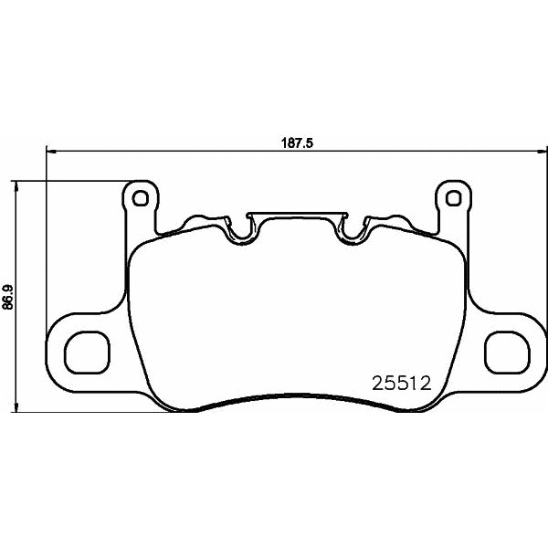 Слика на Комплет феродо, дискови кочници BREMBO P 65 037