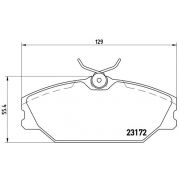 Слика 1 на комплет феродо, дискови кочници BREMBO P 68 027