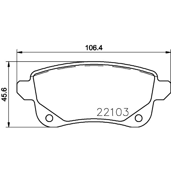 Слика на комплет феродо, дискови кочници BREMBO P 68 064 за Renault Grand Scenic 3 (JZ0-1) 1.5 dCi - 106 коњи дизел