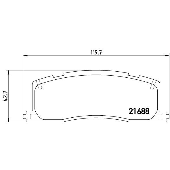 Слика на Комплет феродо, дискови кочници BREMBO P 83 030