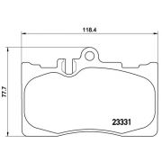 Слика 1 $на Комплет феродо, дискови кочници BREMBO P 83 058